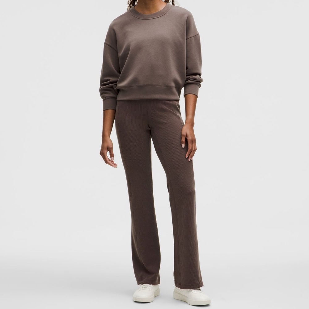 NWT 🍋 Lululemon Espres Ribbed Softstreme Flared Pant Size 4